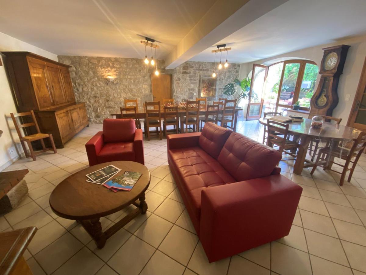Chambres D'Hotes Les Clapas Chauzon Esterno foto