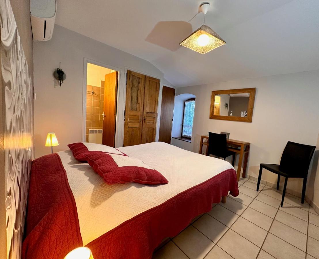 Chambres D'Hotes Les Clapas Chauzon Esterno foto
