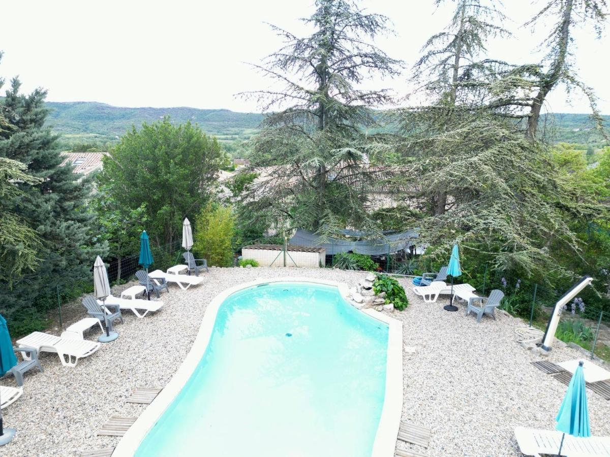 Chambres D'Hotes Les Clapas Chauzon Esterno foto