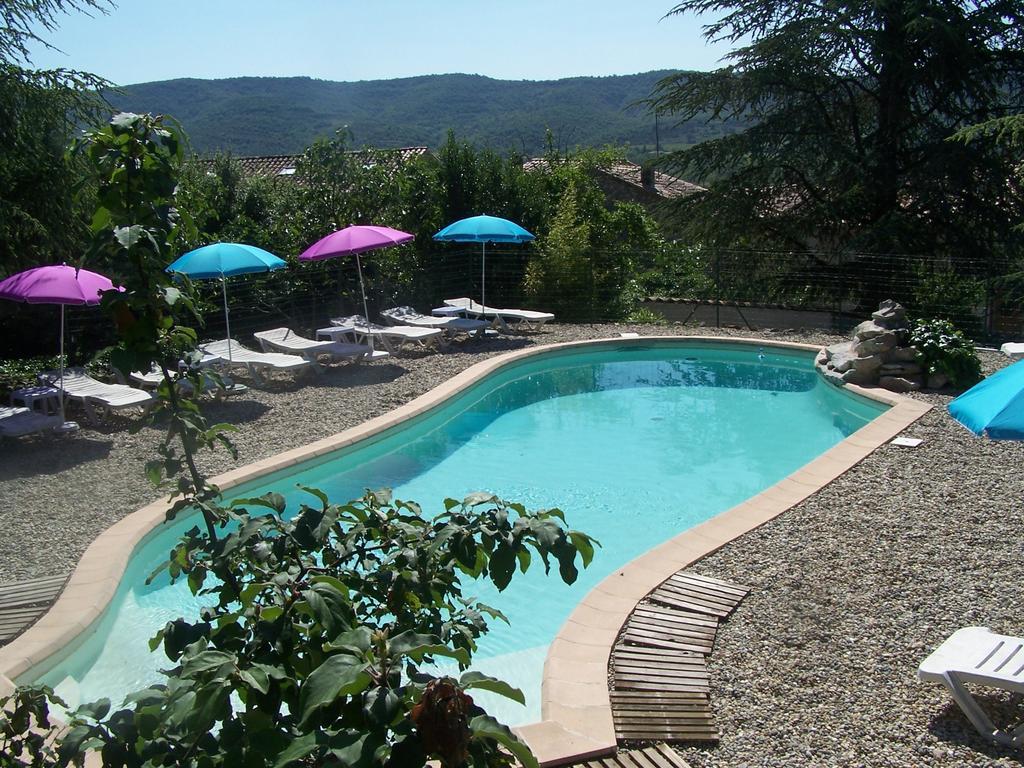 Chambres D'Hotes Les Clapas Chauzon Esterno foto