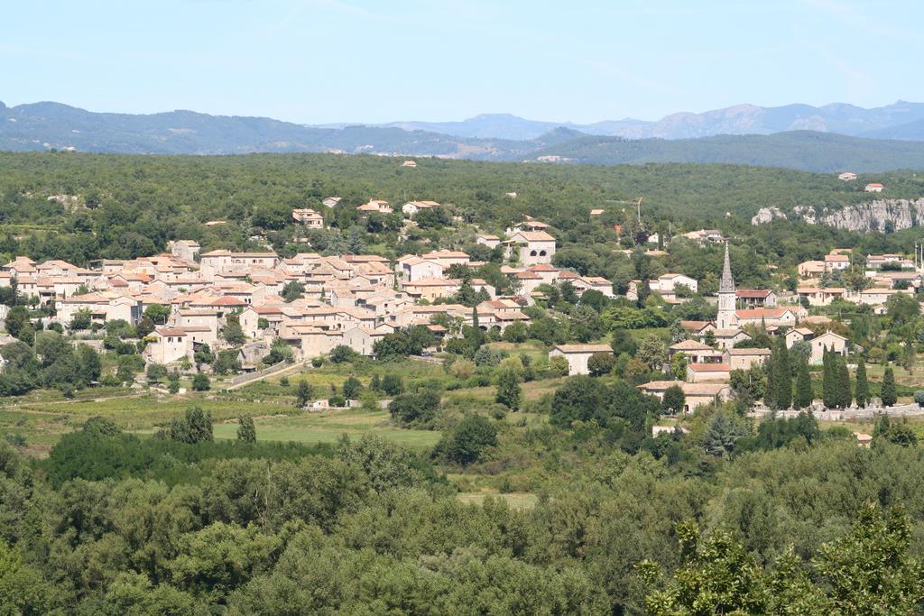 Chambres D'Hotes Les Clapas Chauzon Esterno foto